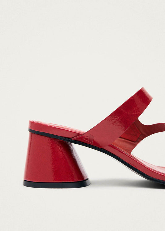 Orielle Rift Sandali in Pelle Rossa-image