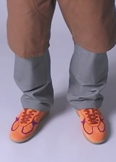 Tb.490 Rife Orange Leather Sneakers