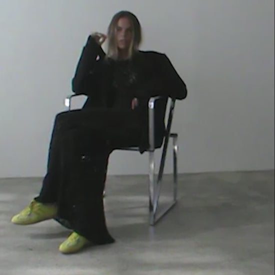 Tb.490 Rife Acid Green Leather Sneakers