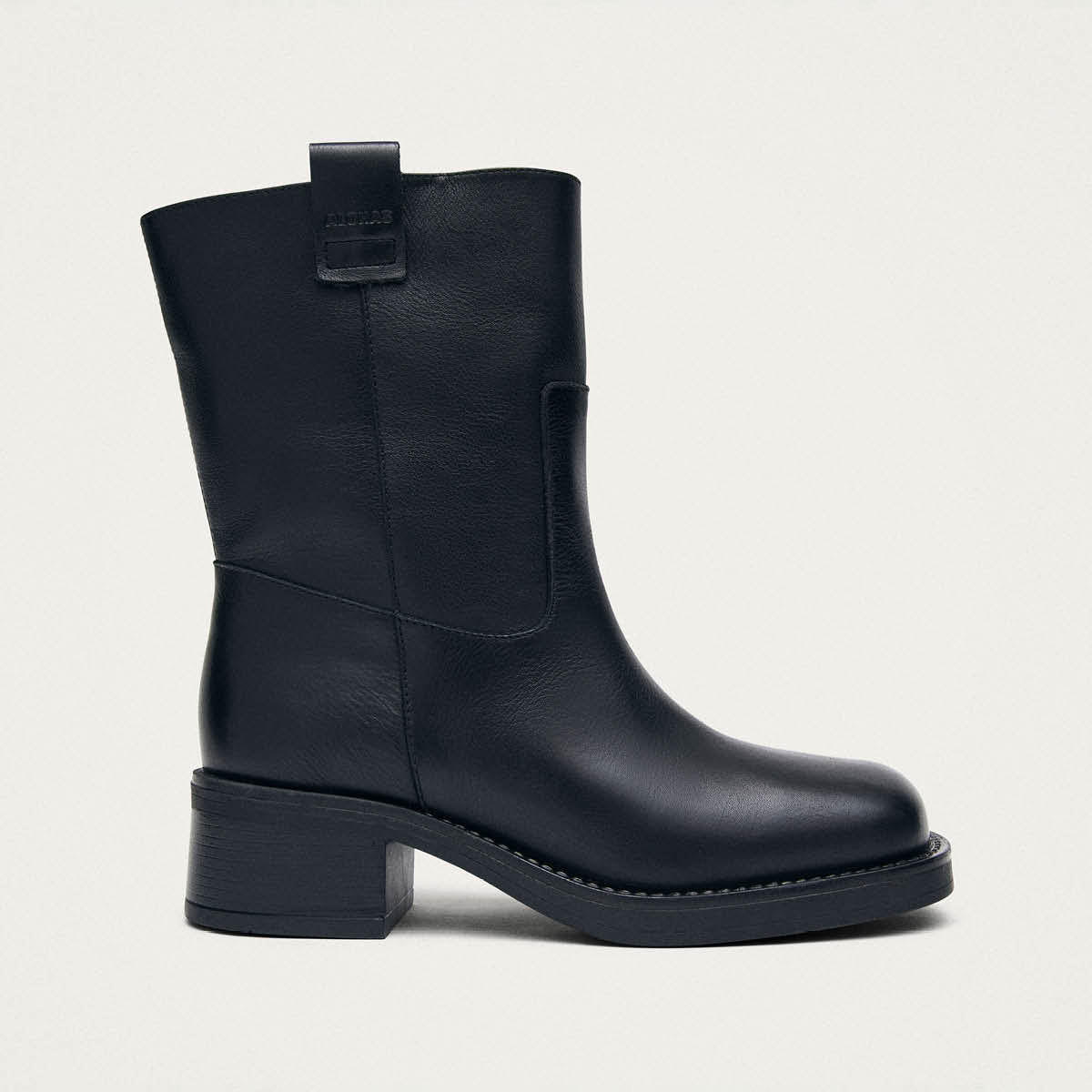Rajan Botas de Cuero Negro