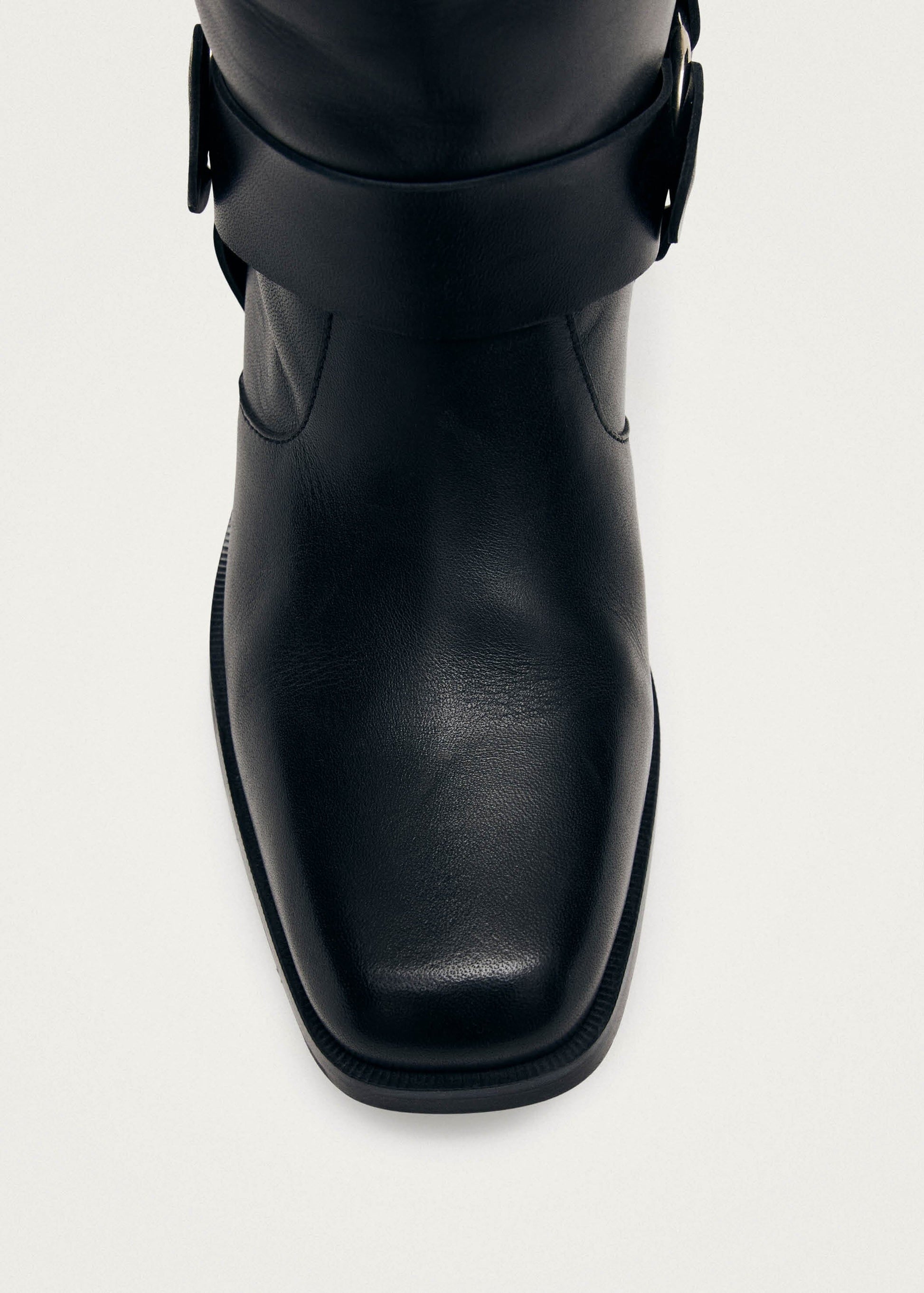 Rocky Stivali Biker in Pelle Nera