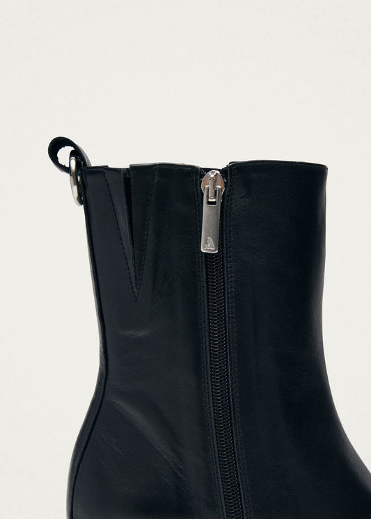 Roebar Bottines En Cuir Noir-image