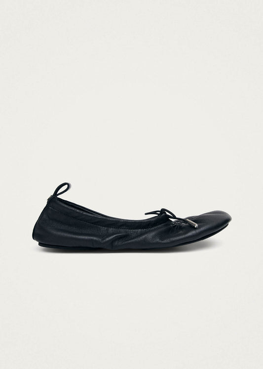 Bailarinas de cuero negro Rosalind Barefoot-image