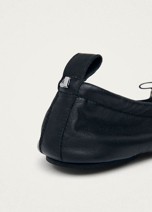 Bailarinas de cuero negro Rosalind Barefoot-image