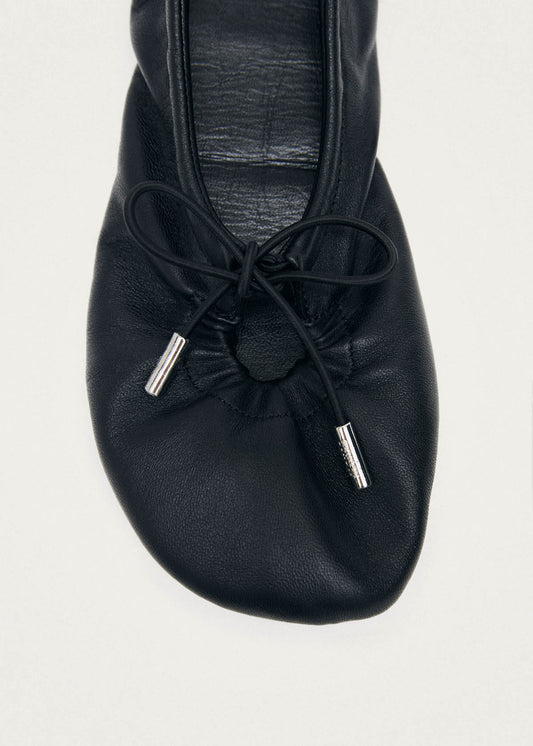 Bailarinas de cuero negro Rosalind Barefoot-image