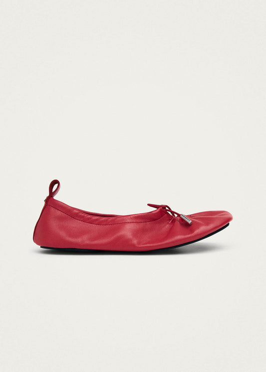 Bailarinas de cuero rojo Rosalind Barefoot-image