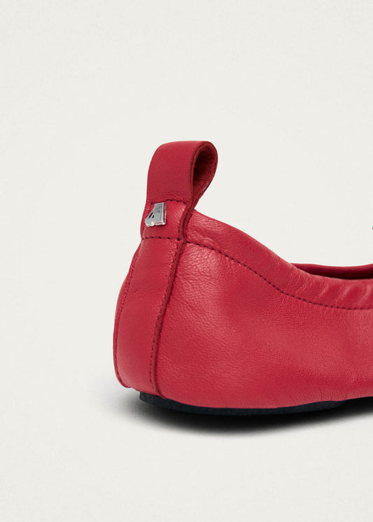 Bailarinas de cuero rojo Rosalind Barefoot-image