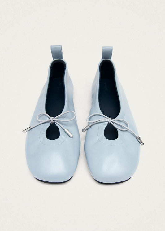 Rosalind Ballerines en Cuir Bleu-image