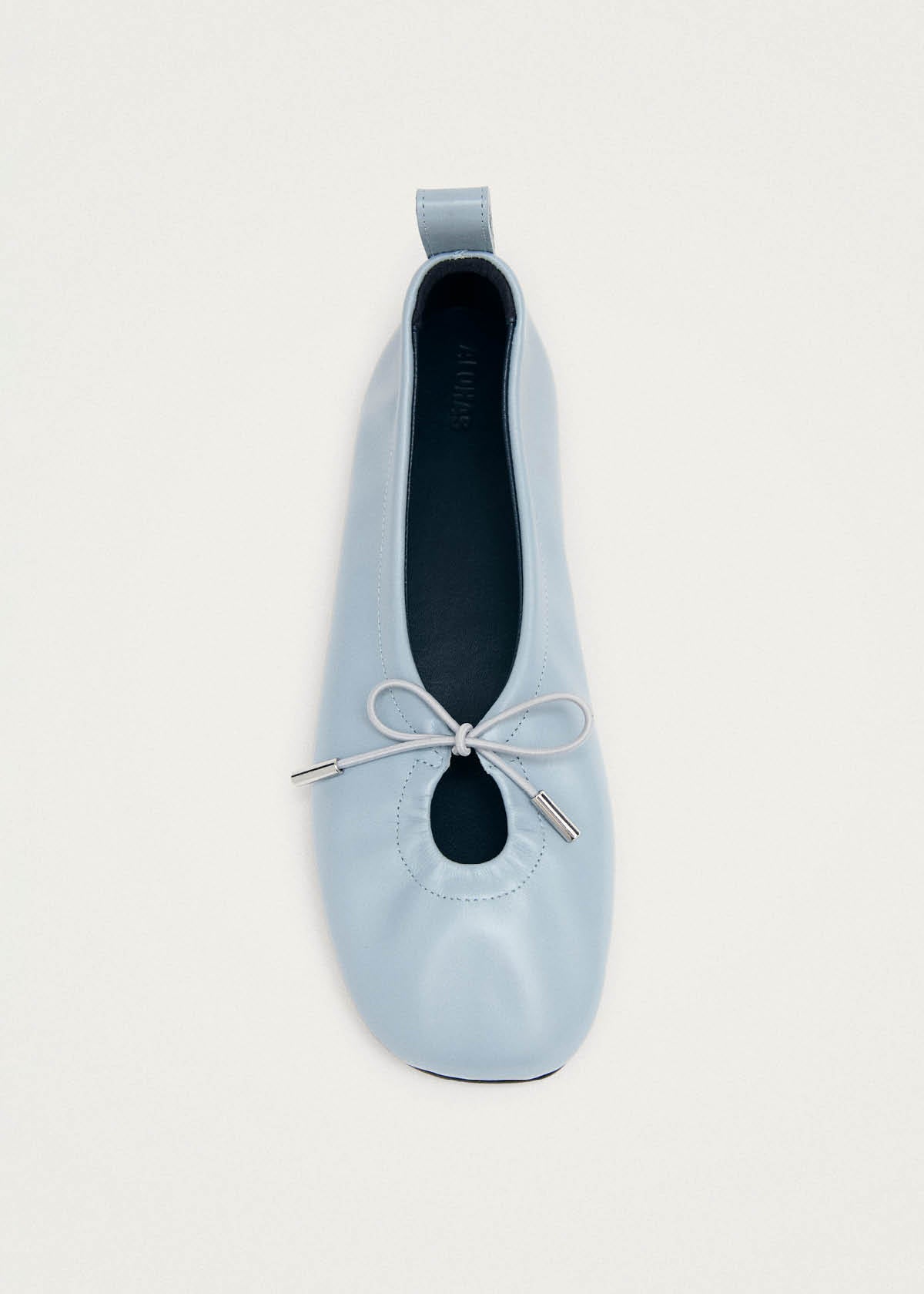 Rosalind Ballerines en Cuir Bleu