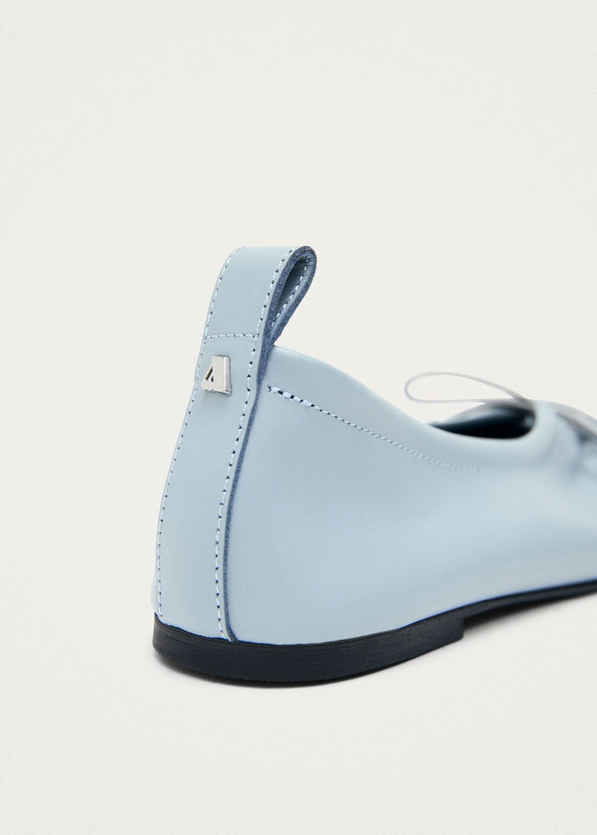 Rosalind Ballerine in Pelle Blu