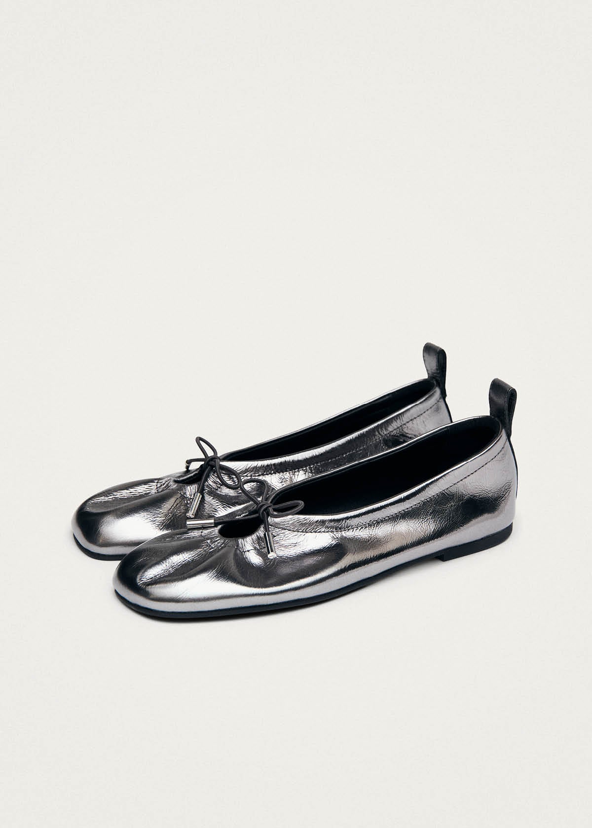 Rosalind Ballerines en Cuir Gun
