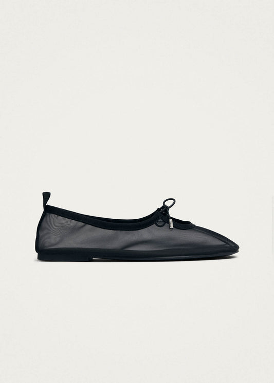 Rosalind Light Mesh Black Ballet Flats-image