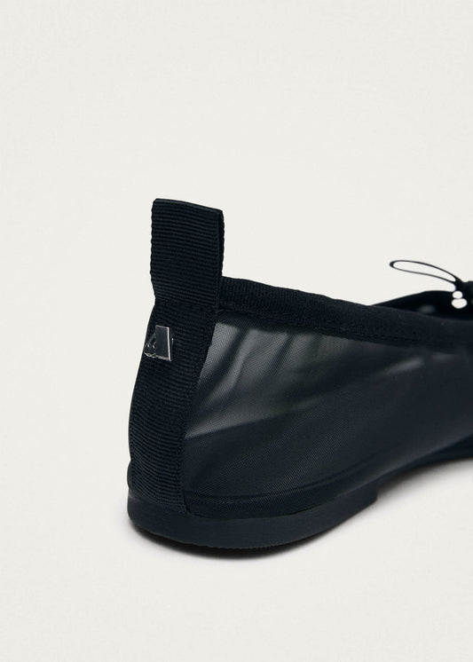 Rosalind Light Mesh Black Ballet Flats-image