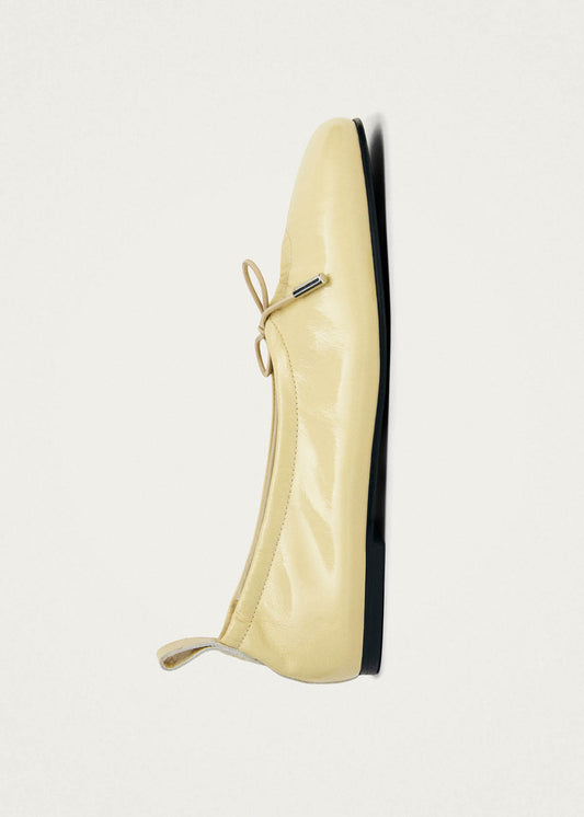 Rosalind Patent Vanilla Leather Ballet Flats-image