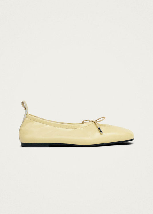 Rosalind Patent Vanilla Leather Ballet Flats-image