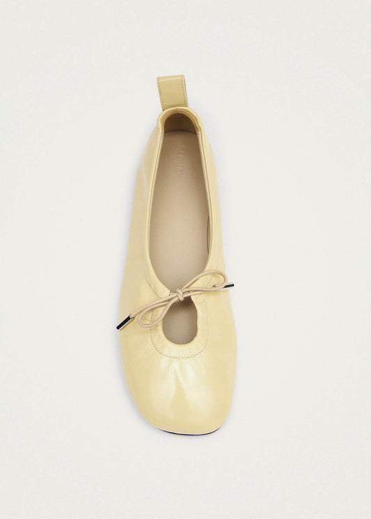 Rosalind Patent Vanilla Leather Ballet Flats-image