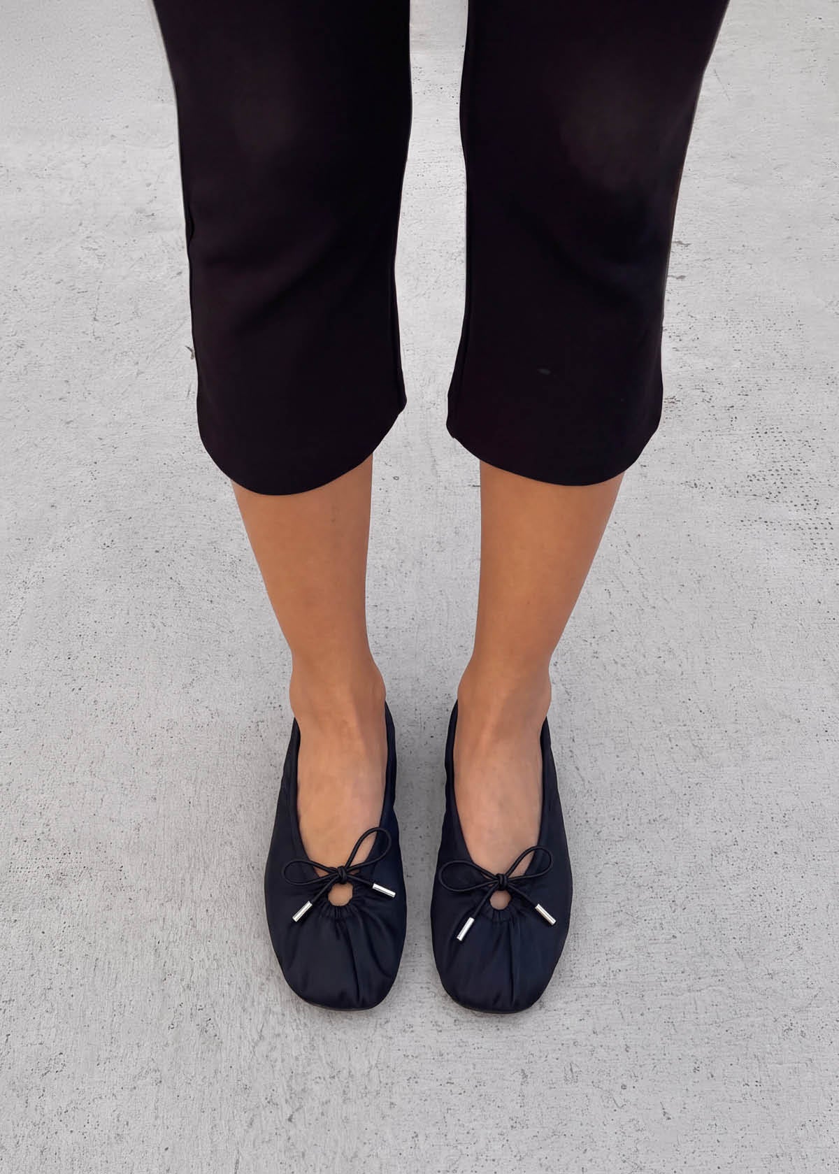 Rosalind Sheen Black Ballet Flats