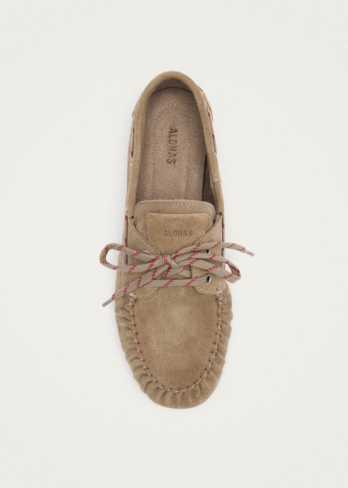 Rowan Sporty Mocasines de Ante Beige y Cuero