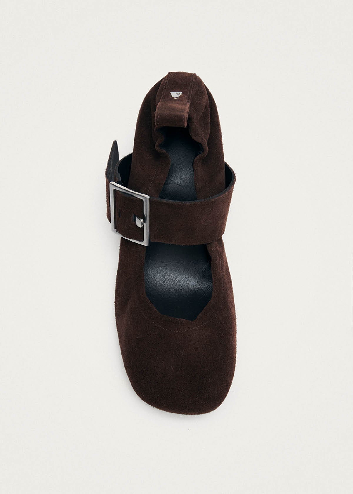 Rowena Suede Brown Leather Pumps