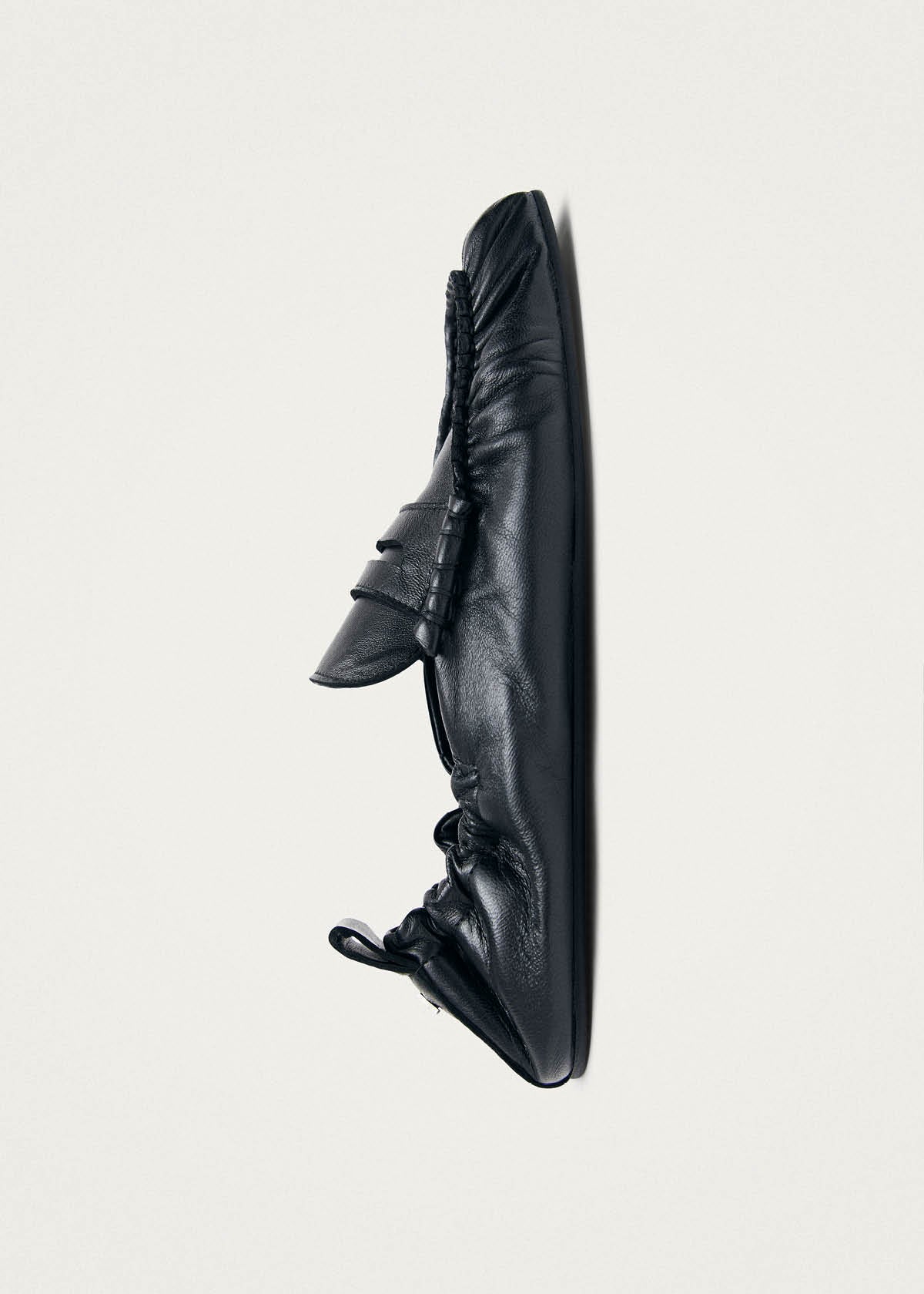 Mocasines de cuero negro Sage
