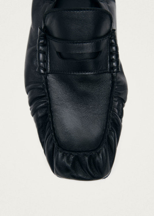 Mocasines de cuero negro Sage-image
