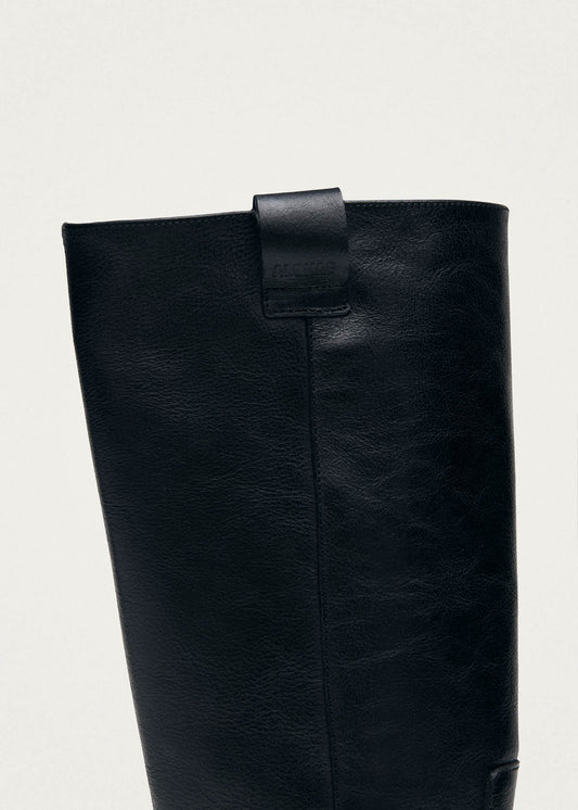Sajan Bottes En Cuir Noires-image