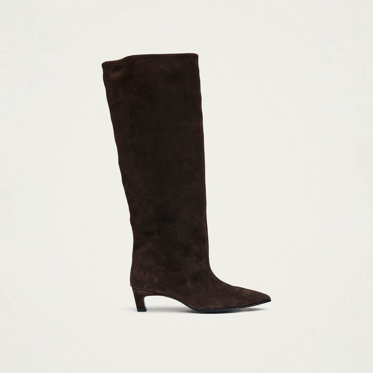 Samia Suede Brown Leather Boots