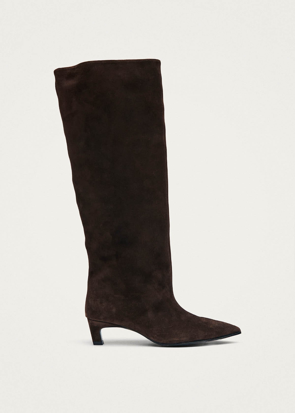 Samia Suede Brown Leather Boots