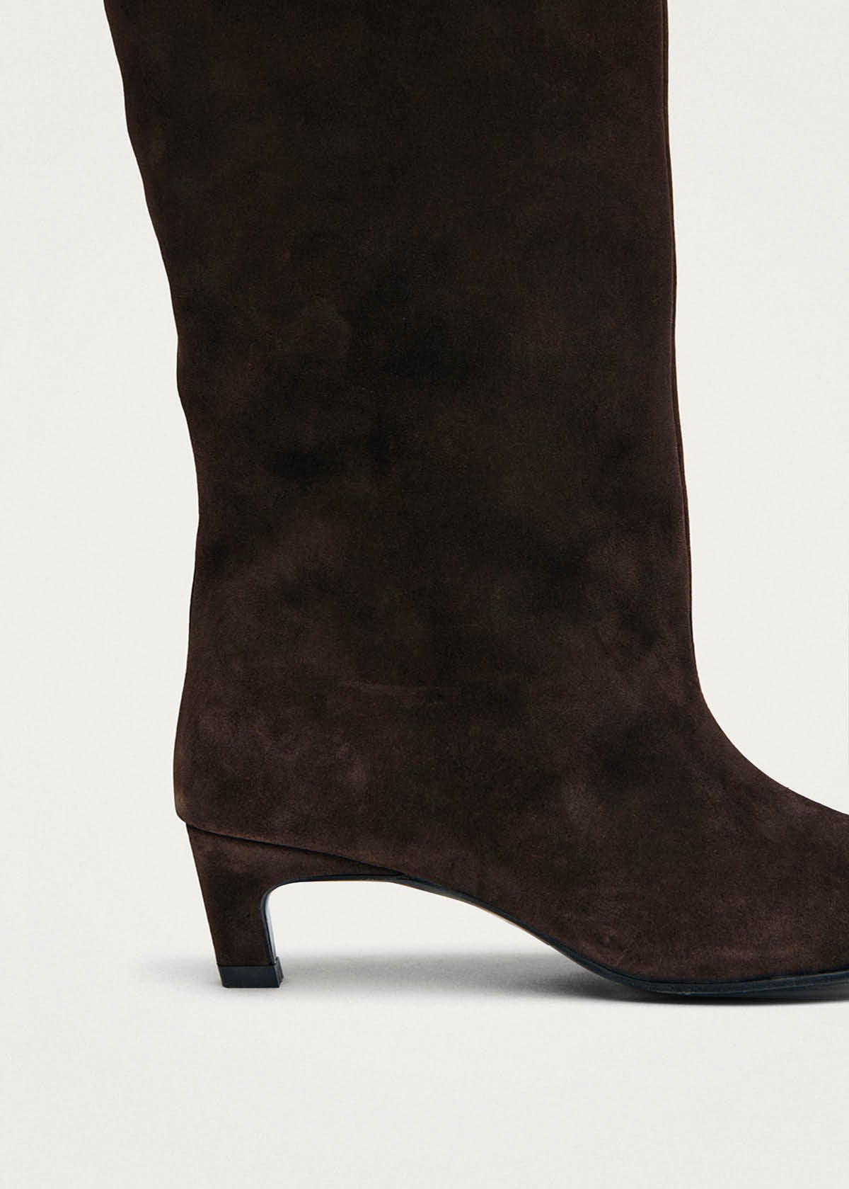 Samia Suede Brown Leather Boots