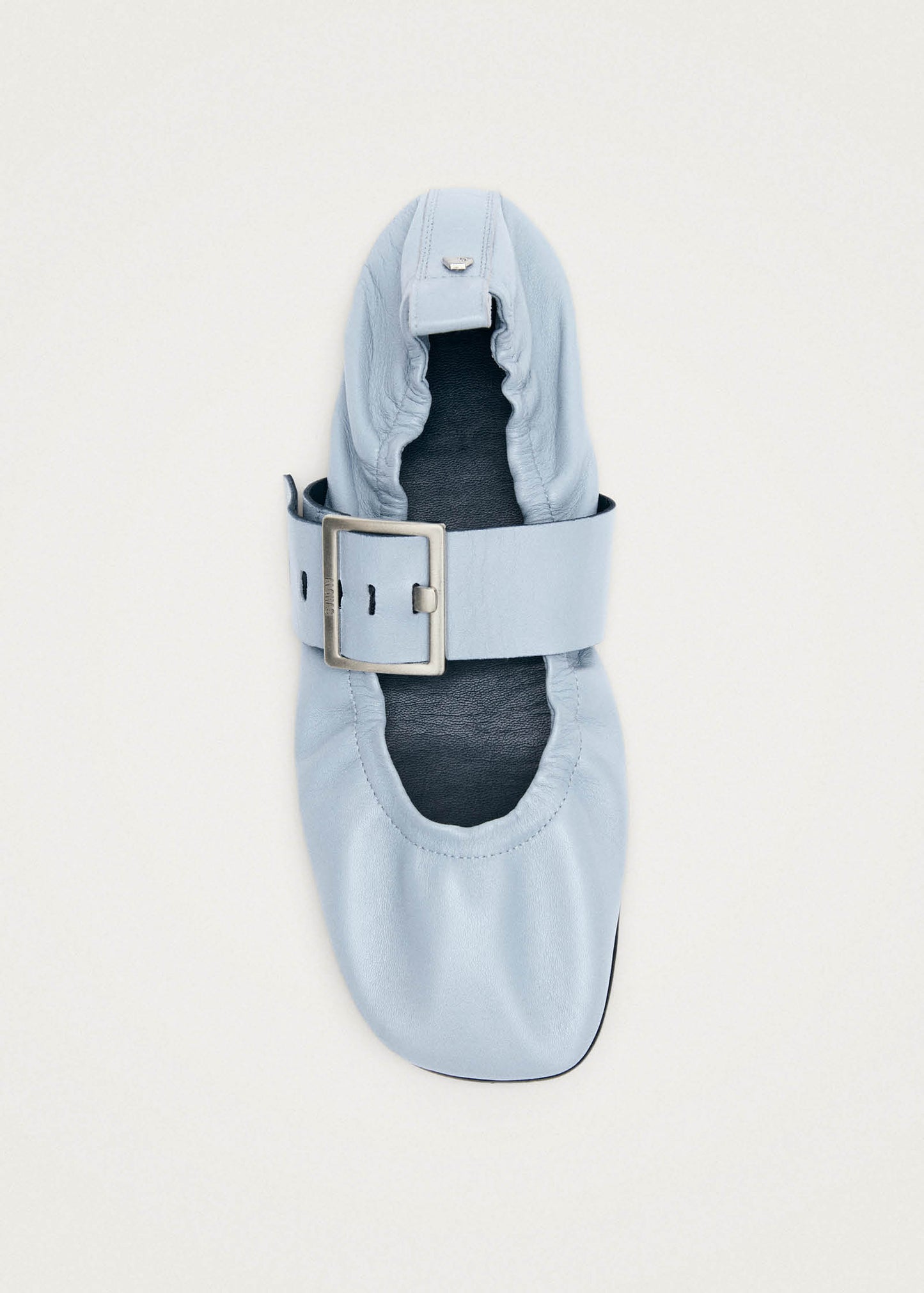 Sarea Ballerines en Cuir Bleu
