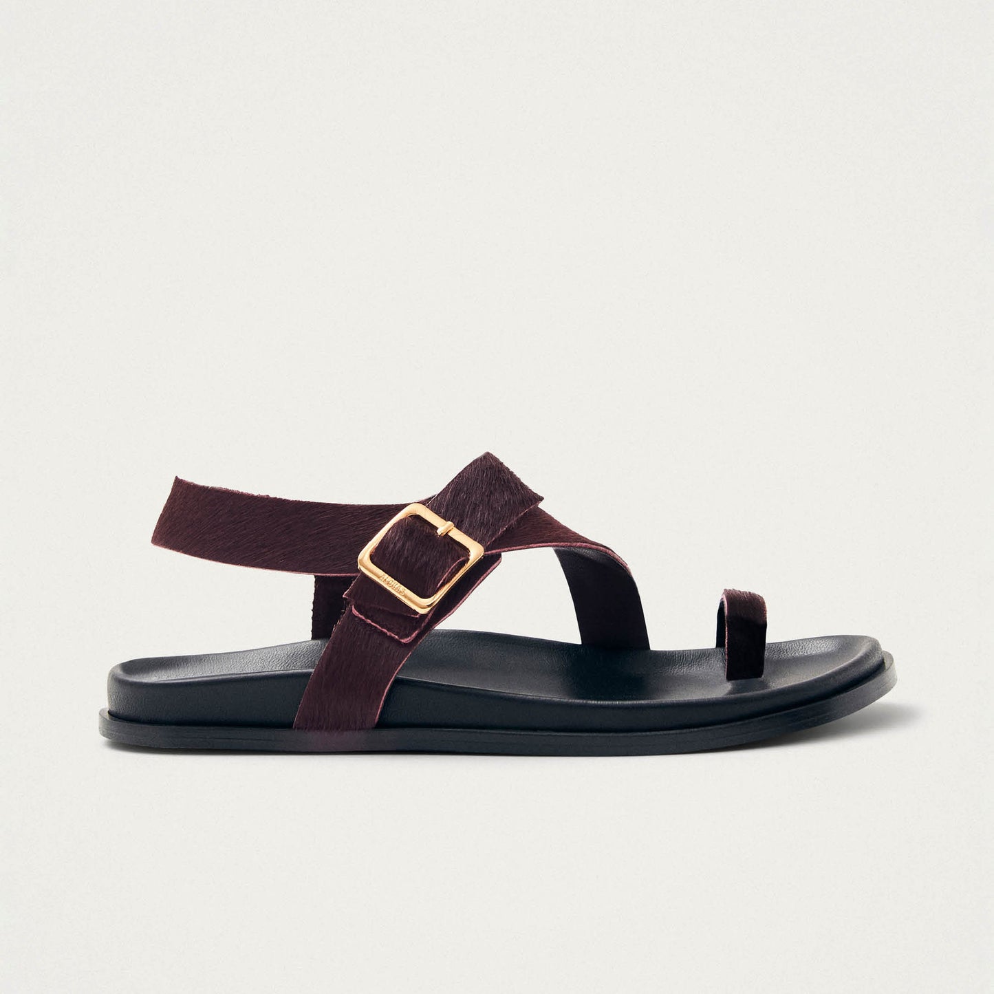 Siren Soft Sandalias de Cuero Burdeos