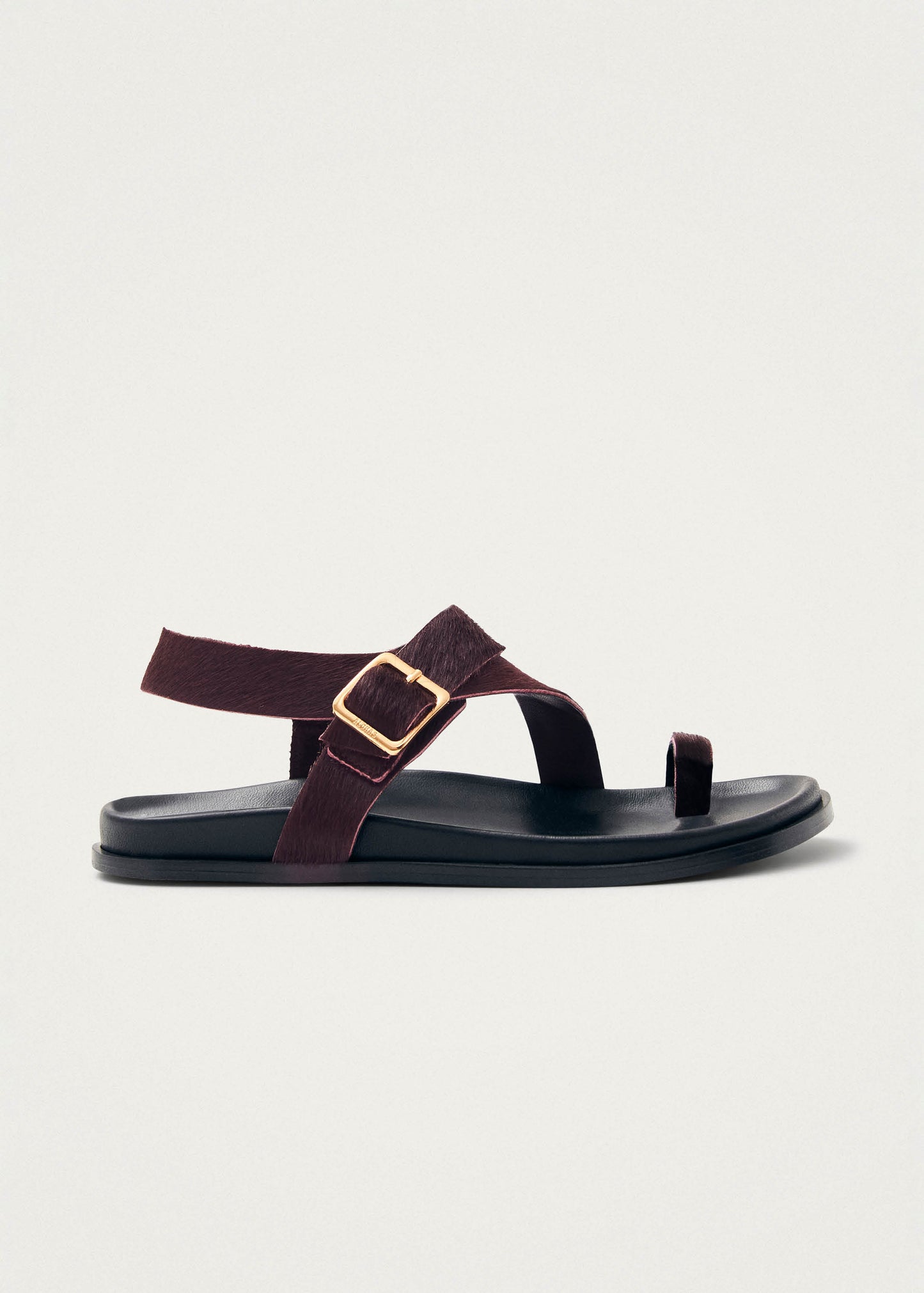 Siren Soft Sandalias de Cuero Burdeos