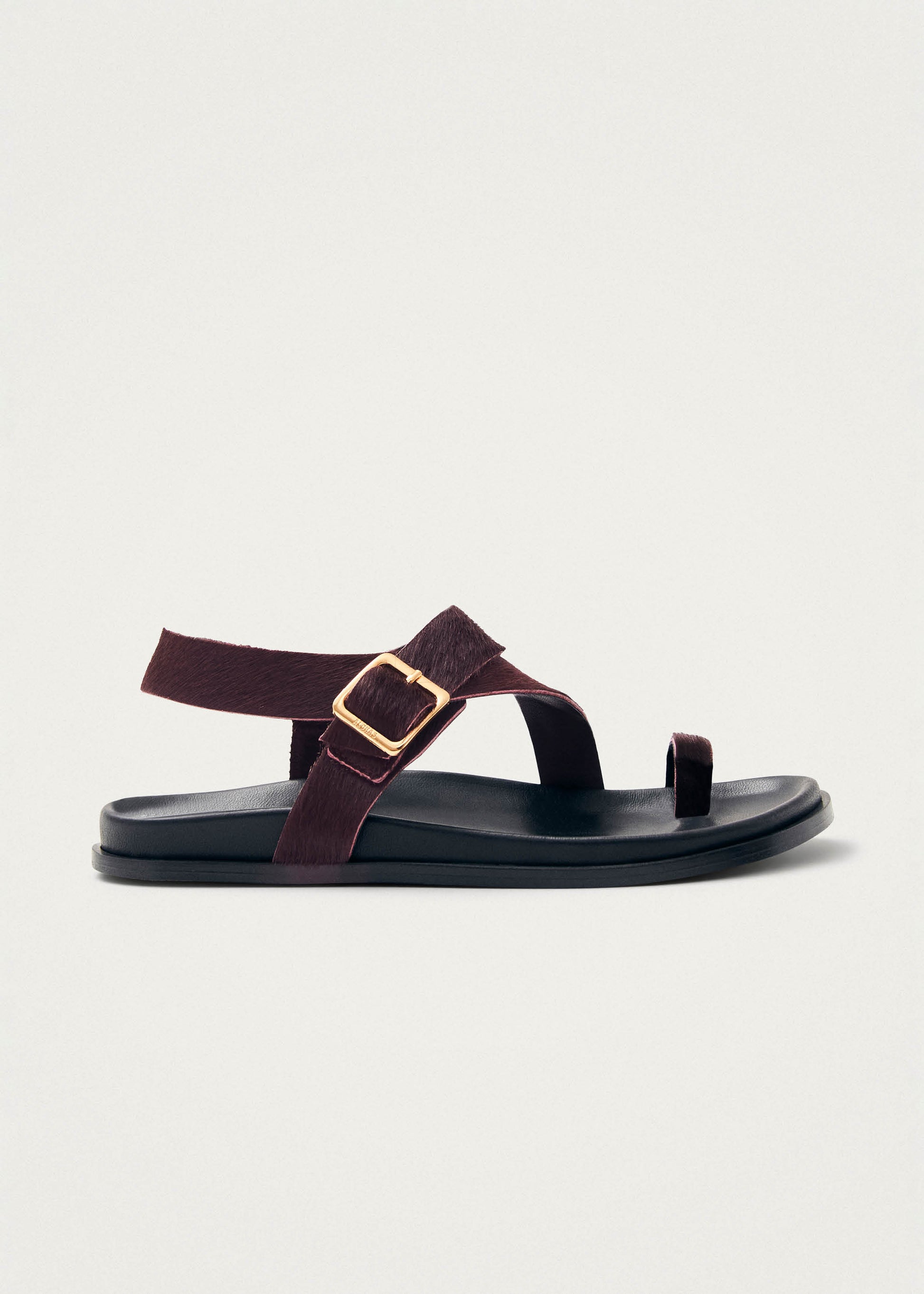 Siren Soft Sandalias de Cuero Burdeos