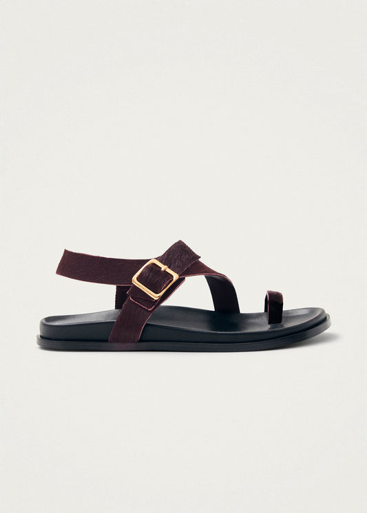 Siren Soft Sandali in Pelle Bordeaux-image