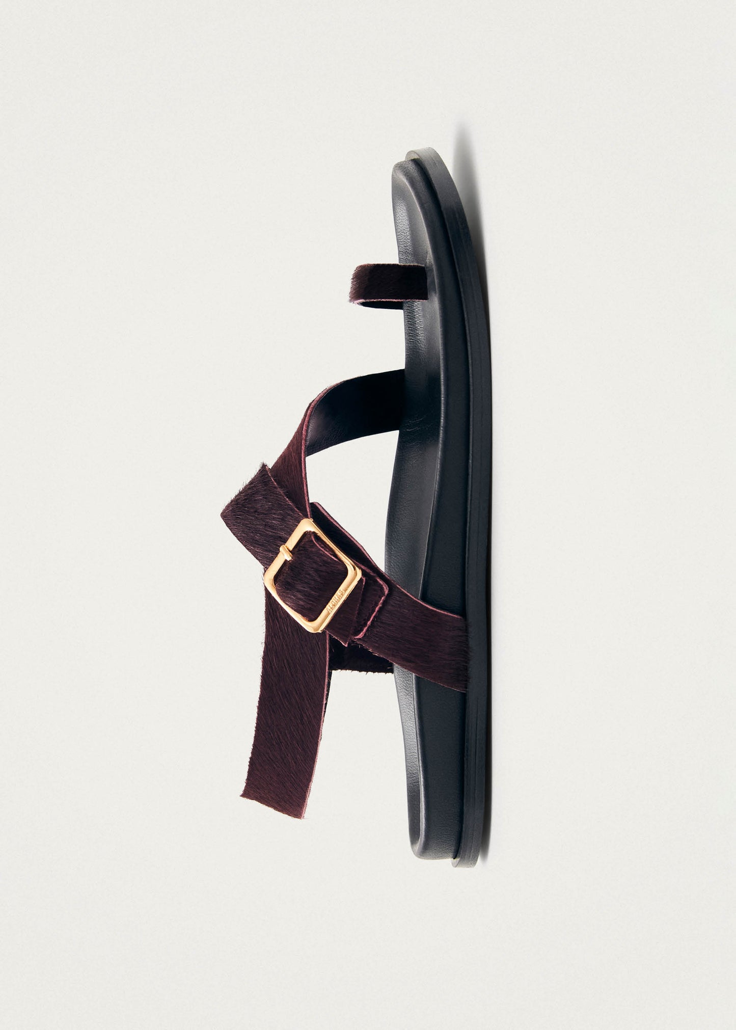 Siren Soft Sandalias de Cuero Burdeos