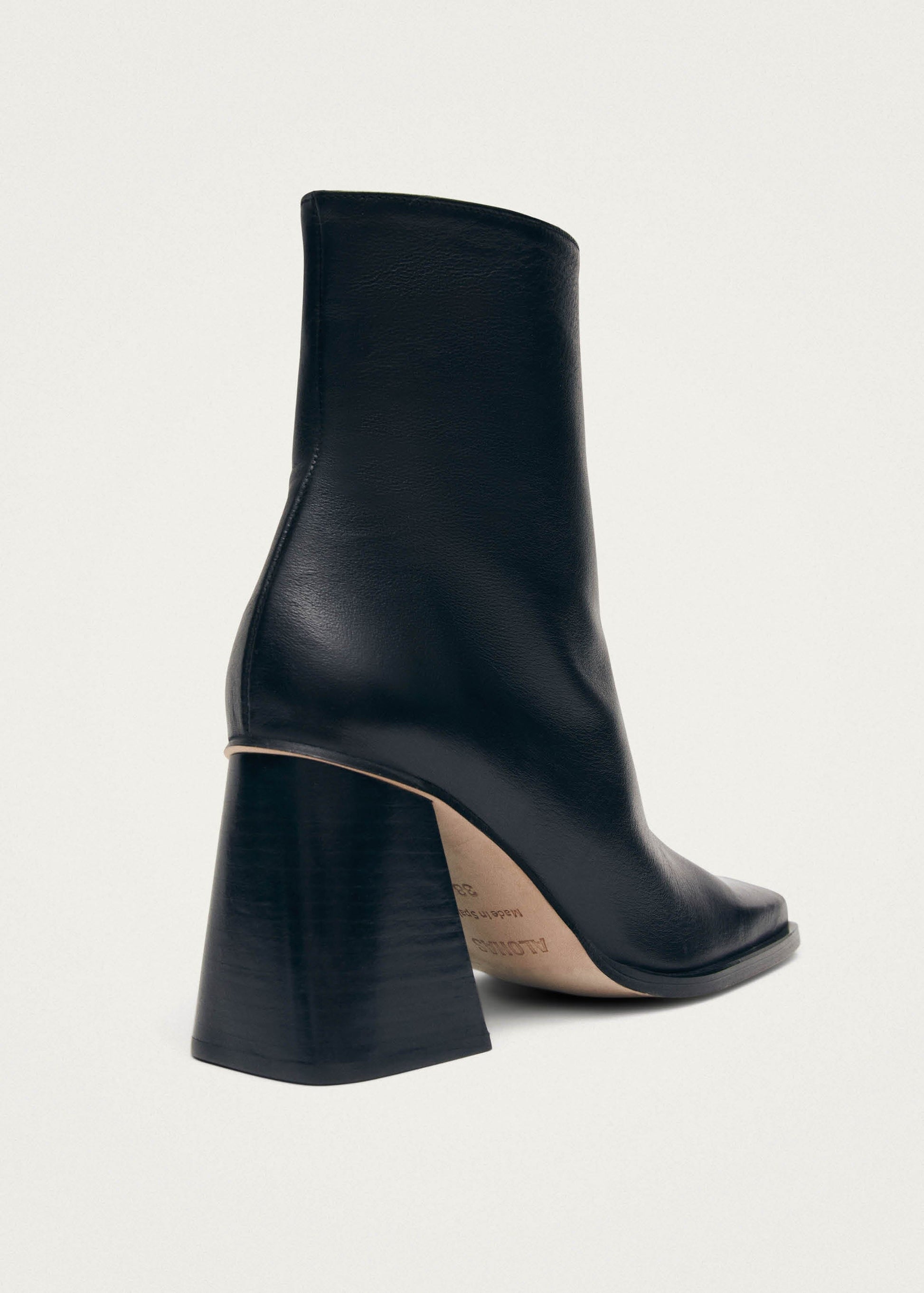 Süd Schwarze Lederstiefel