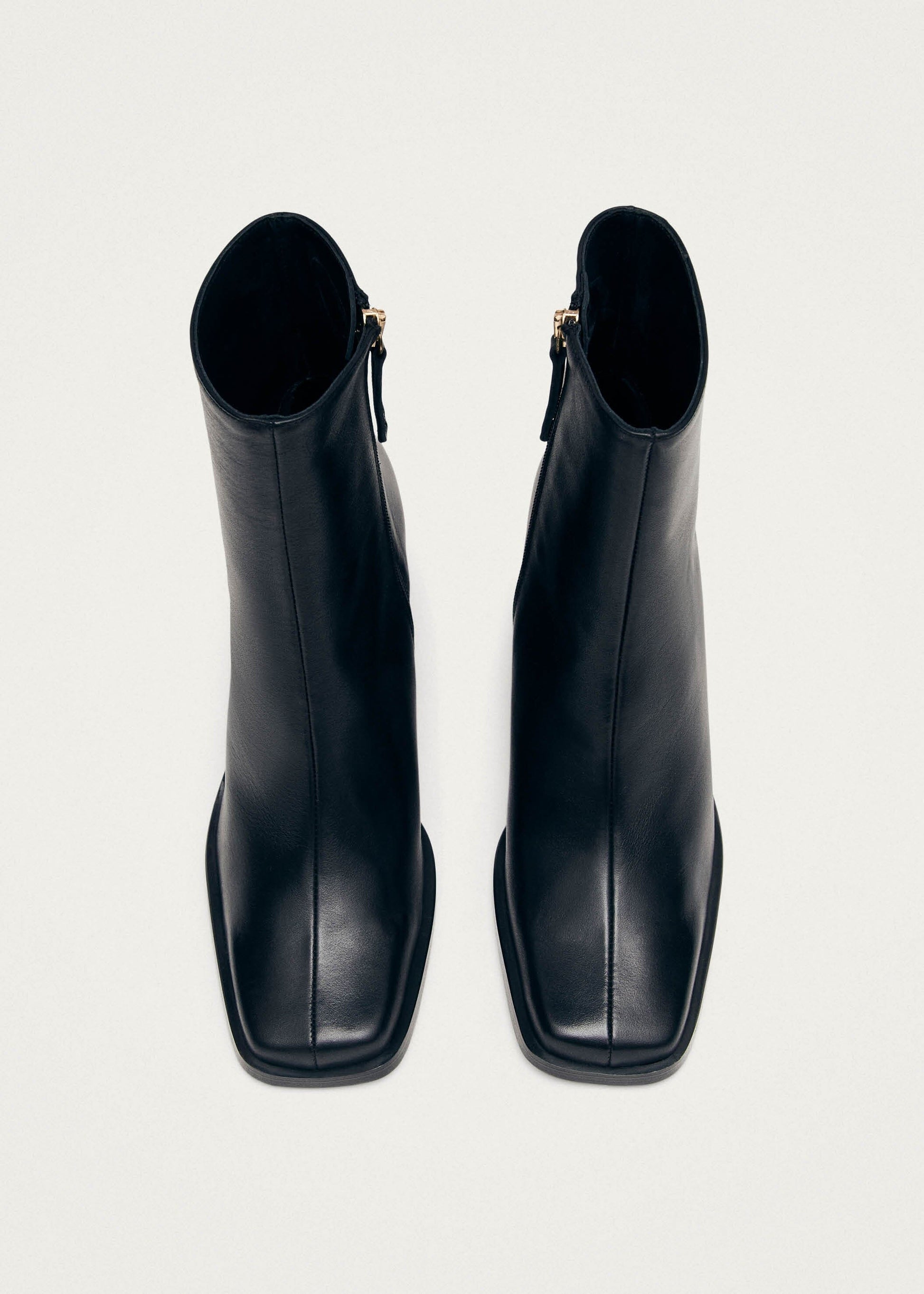 Süd Schwarze Lederstiefel