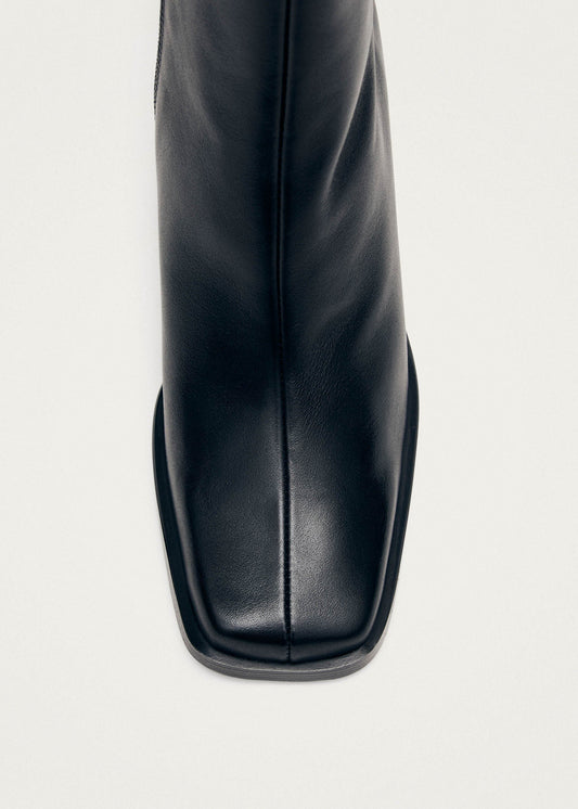 South Bottines en cuir noir-image