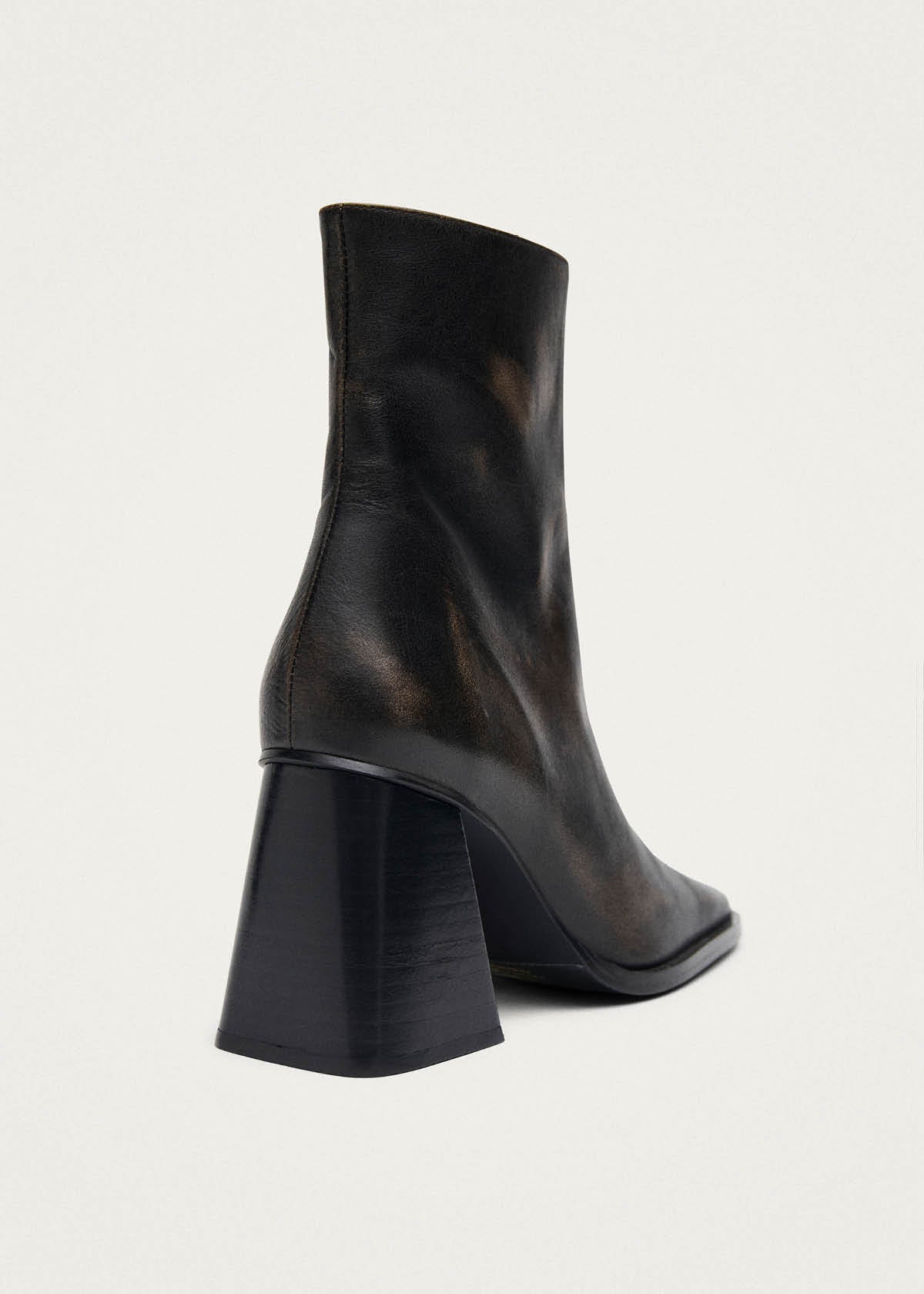 South Vintage Effect Brown Ankle Boots