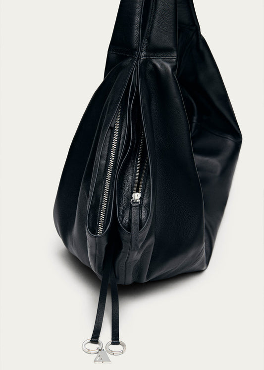 Sue Black Leather Bag-image