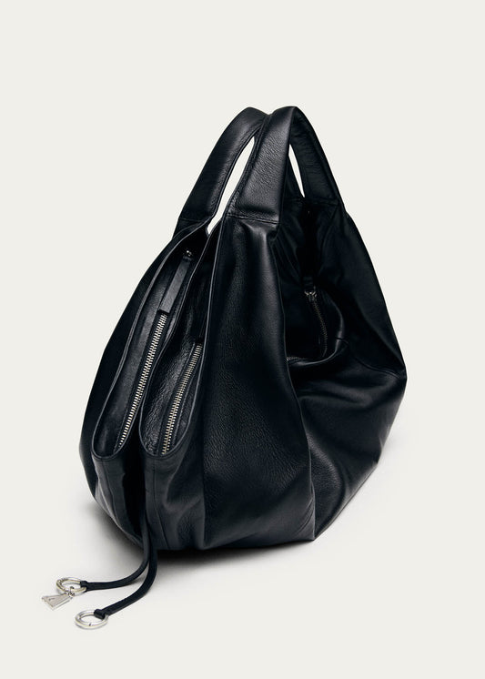 Sue Black Leather Bag-image