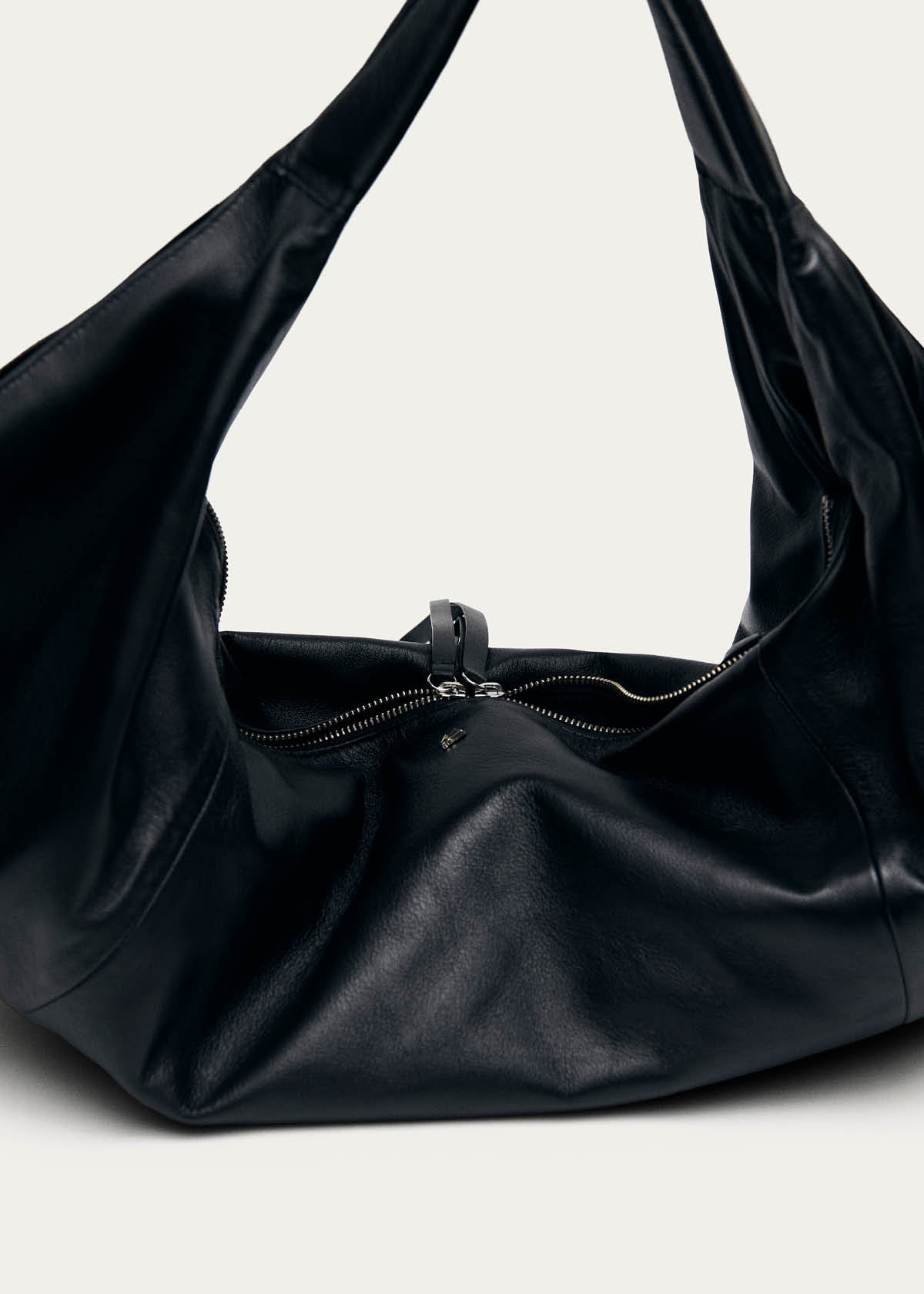 Sue Black Leather Bag