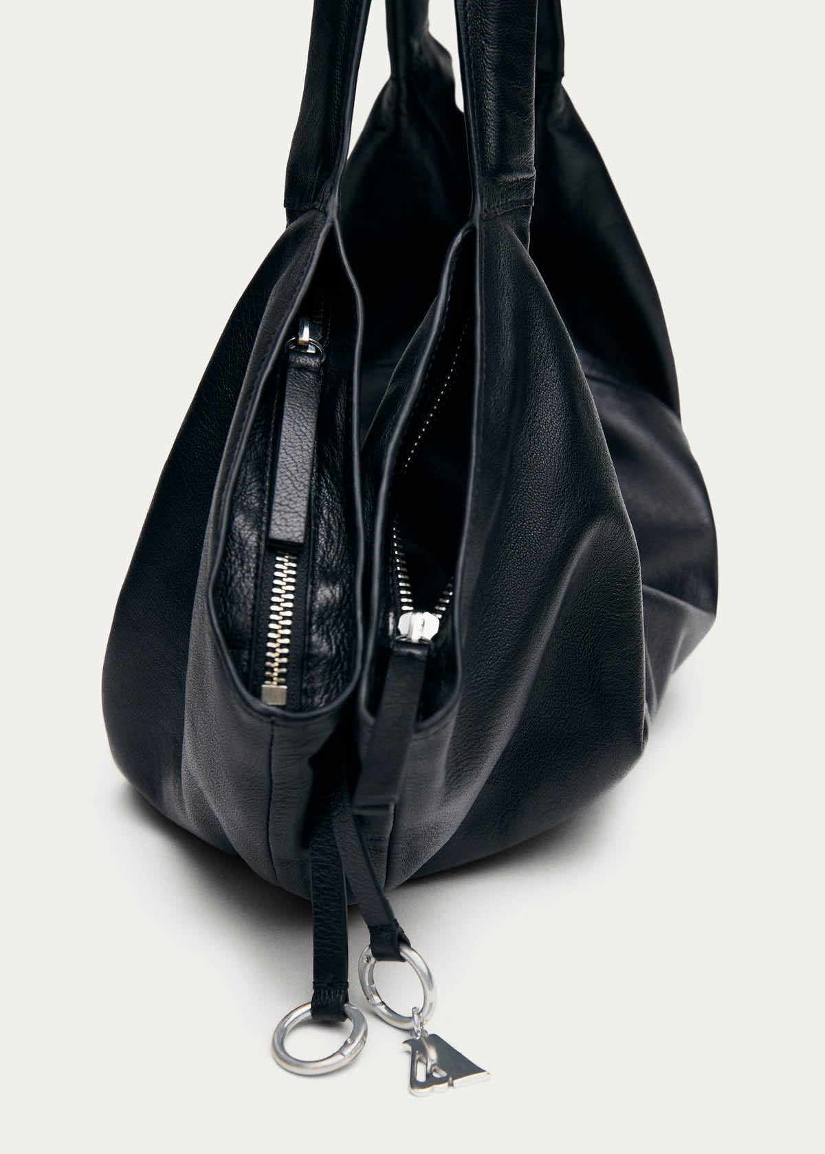 Sue Mini Black Leather Bag