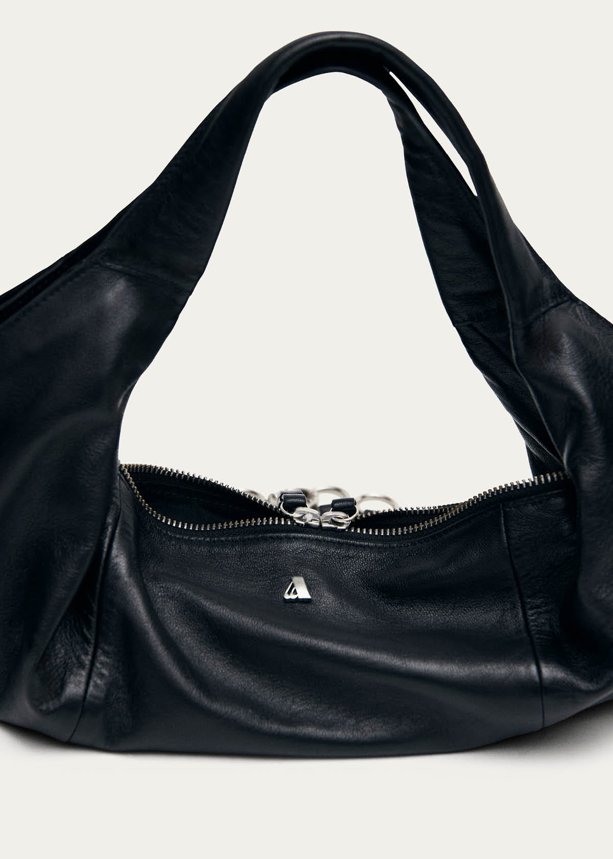 Sue Mini Black Leather Bag