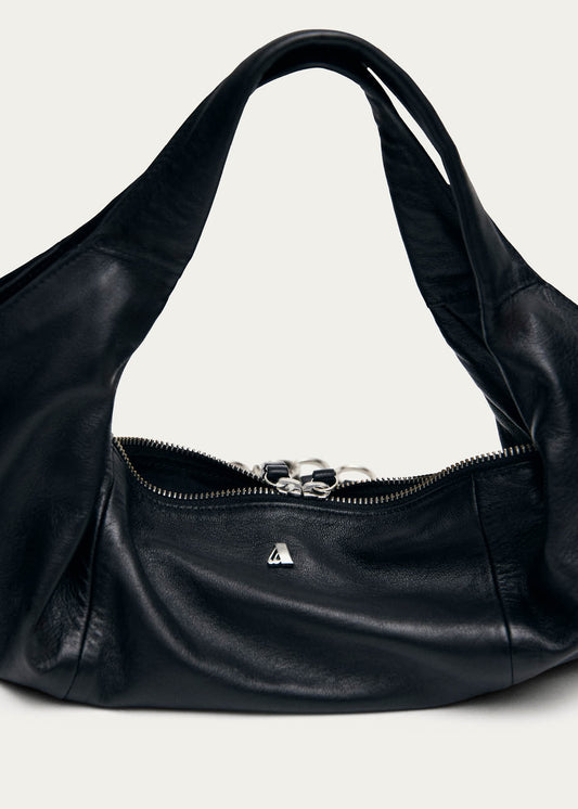 Sue Mini Black Leather Bag-image