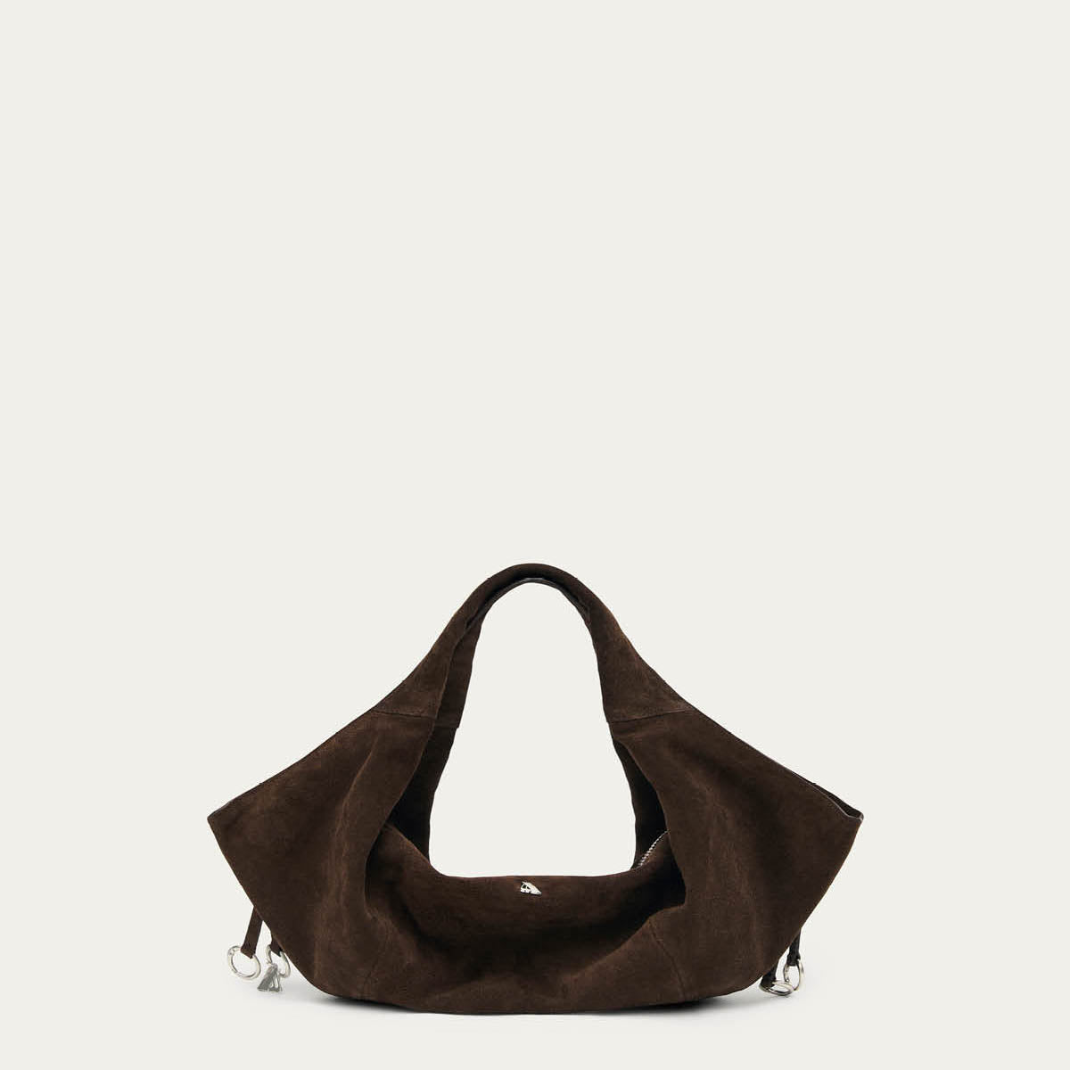 Sue Mini Suede Brown Leather Bag