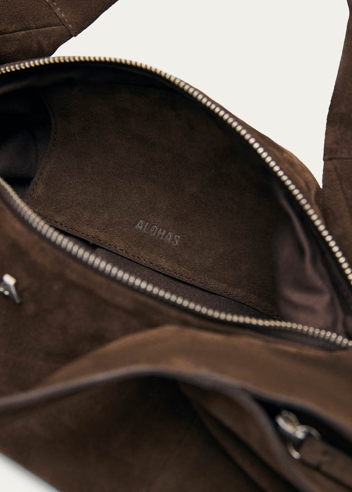 Sue Mini Suede Brown Leather Bag