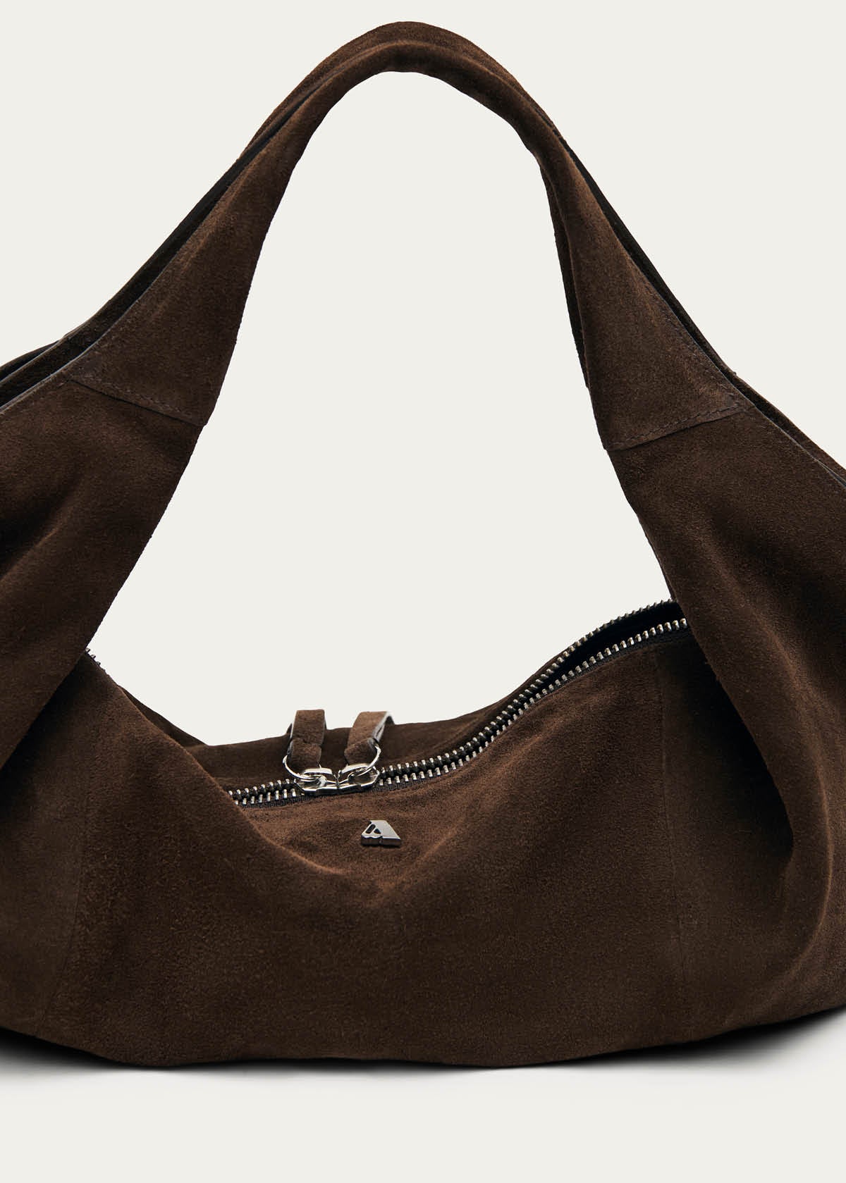 Sue Mini Suede Brown Leather Bag