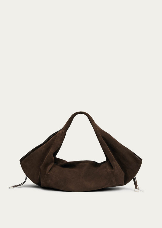Sue Suede Brown Leather Bag-image