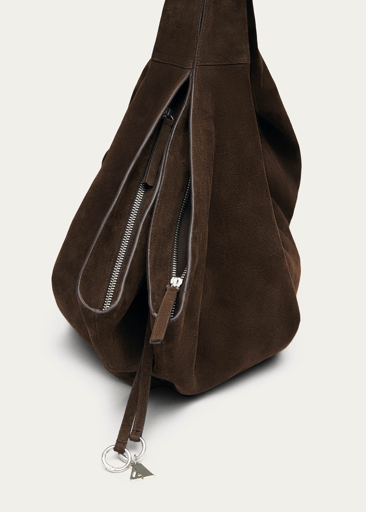 Sue Suede Brown Leather Bag